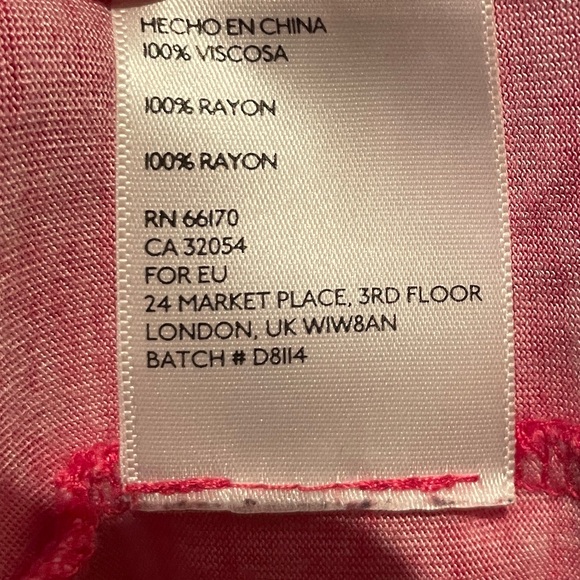 URBAN OUTFITTERS, COPE, pink and purple dyed long shirt dress, Size US M - Picture 4 of 4